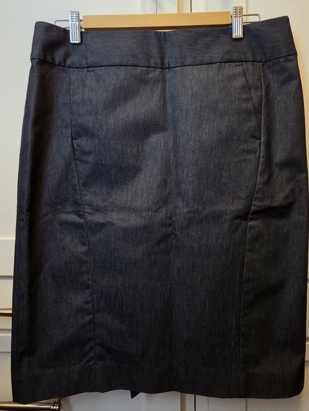 LOFT Charcoal Gray Pencil Skirt